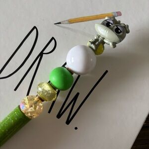 Disney Doorables: The Princess & the Frog: Ray handmade beaded pen